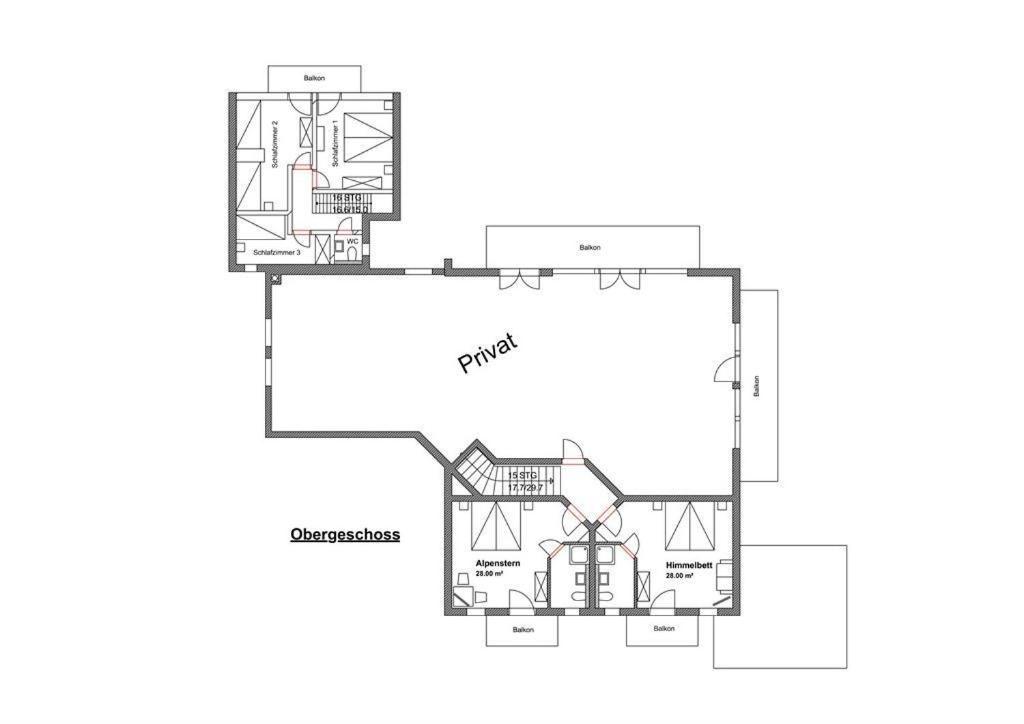 Landhaus Alpenstern Unterjoch Экстерьер фото